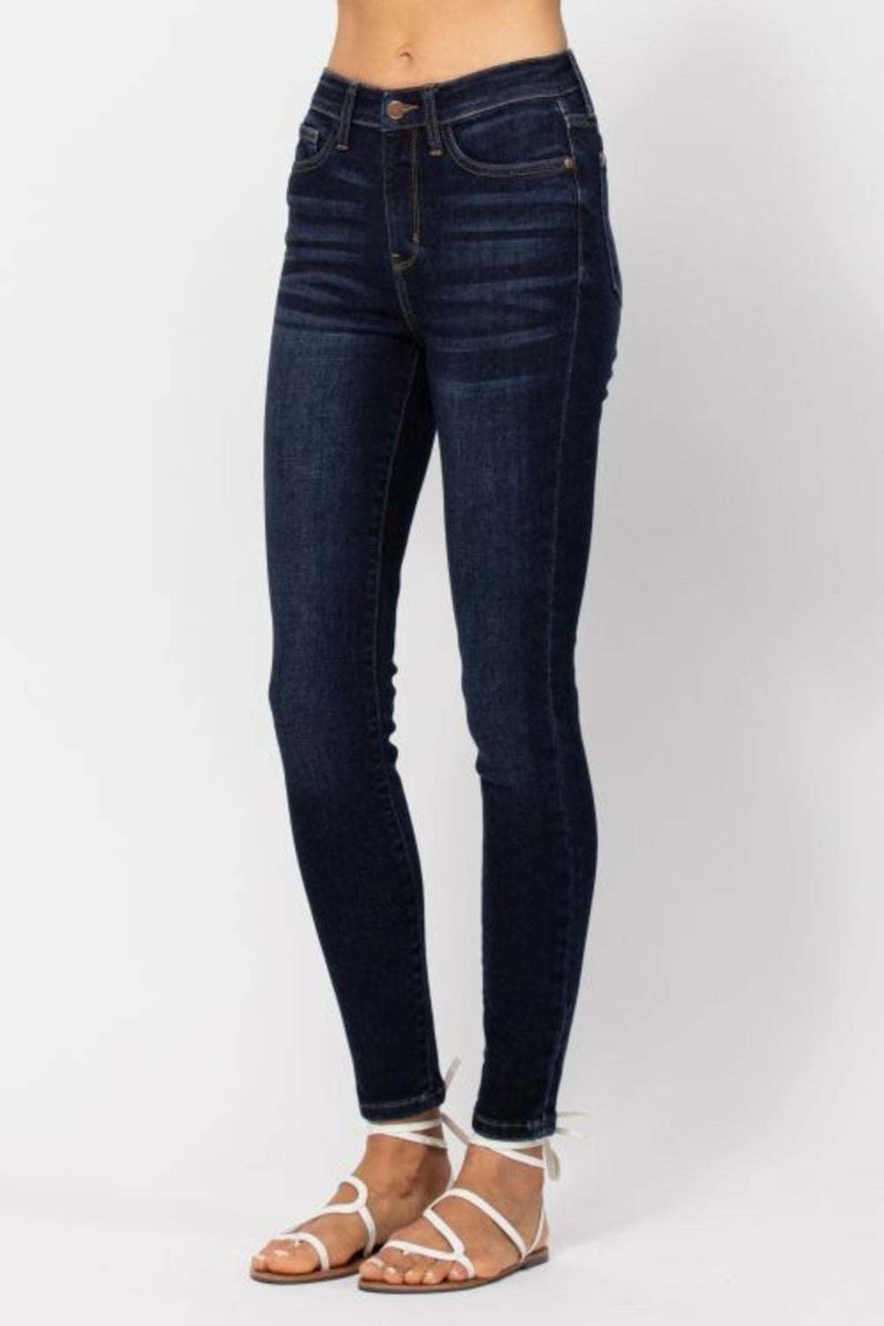 Judy Blue Full Size High Waist Handsand Skinny JeansUpgrade your denim game with these Judy Blue Full Size High Waist Handsand Skinny Jeans. These jeans feature a flattering high waist design that accentuates your curBottomsTrendsiKlondike Creek Unique BoutiqueJudy Blue Full Size High Waist Handsand Skinny Jeans