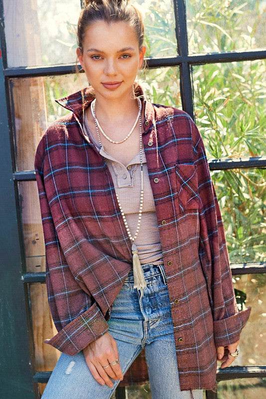 Kayla ShirtGive your outfit a classically cool finish with our Kayla wash long sleeve button up shirt for the ultimate vintage look. It will quickly become your new go-to pieceLa MielKlondike Creek Unique BoutiqueKayla Shirt