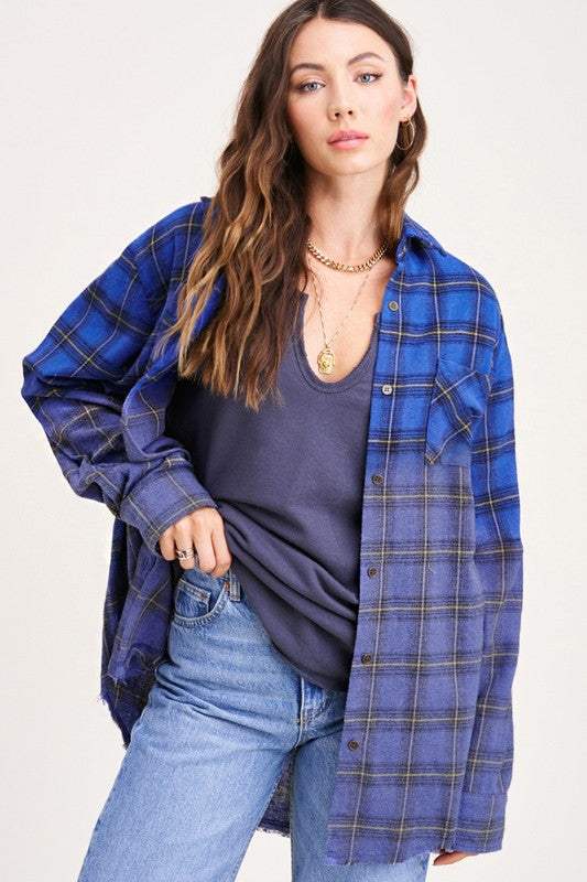 Kayla ShirtGive your outfit a classically cool finish with our Kayla wash long sleeve button up shirt for the ultimate vintage look. It will quickly become your new go-to pieceLa MielKlondike Creek Unique BoutiqueKayla Shirt