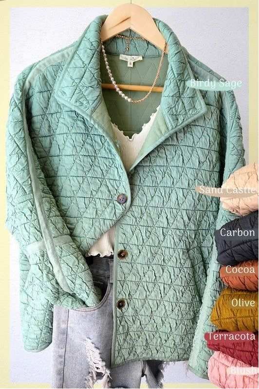 Rosie JacketRosie Jacket

Introducing the Rosie Jacket - a trendy and fashionable outerwear option for all seasons!

Designed with style and comfort in mind, the Rosie Jacket isLa MielKlondike Creek Unique BoutiqueRosie Jacket