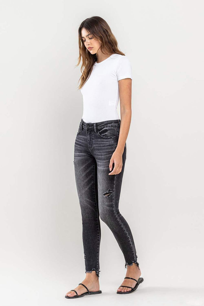 Lovervet Raw Hem Cropped Skinny JeansLooking for the perfect pair of jeans? Look no further than Lovervet Raw Hem Cropped Skinny Jeans! These jeans are designed to give you both style and comfort, makinBottomsTrendsiKlondike Creek Unique BoutiqueLovervet Raw Hem Cropped Skinny Jeans