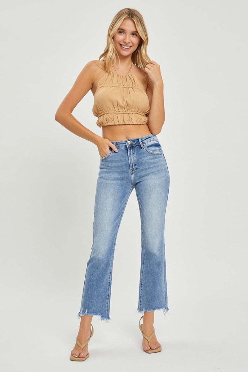 RISEN Full Size Frayed Hem Cropped Straight JeansElevate your casual wardrobe with our stylish RISEN Full Size Frayed Hem Cropped Straight Jeans. Designed with comfort and flair in mind, these jeans are perfect forBottomsTrendsiKlondike Creek Unique BoutiqueRISEN Full Size Frayed Hem Cropped Straight Jeans
