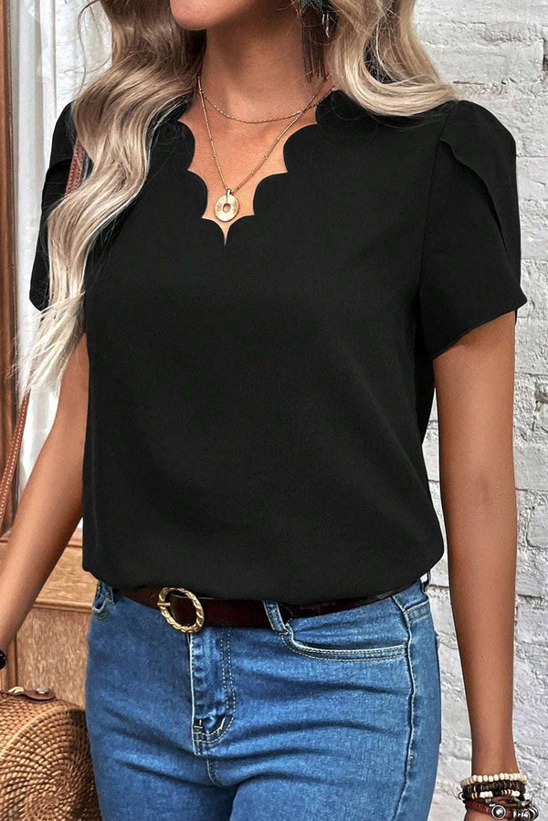 V-Neck Short Sleeve T-ShirtFeatures: Basic style
Sheer: Opaque
Stretch: No stretch
Material composition: 100% polyester
Care instructions: Machine wash cold. Tumble dry low.
Imported


Size
USAll TopsTrendsiKlondike Creek Unique Boutique-Neck Short Sleeve