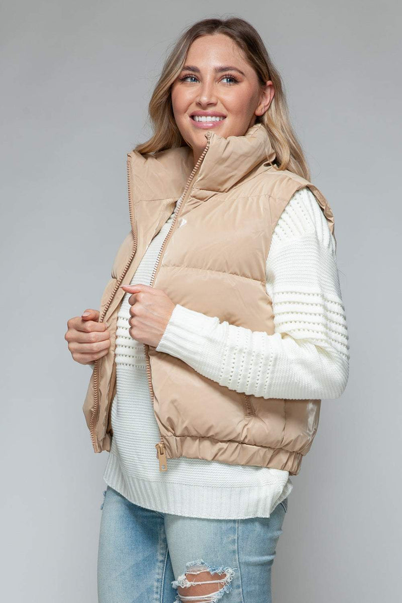 Snobbish Fine Fur Lining Quilted VestThe fine fur lining quilted vest is a stylish and cozy outerwear option for cooler weather. The quilted design adds a touch of texture, while the fur lining providesOuterwareTrendsiKlondike Creek Unique BoutiqueSnobbish Fine Fur Lining Quilted Vest