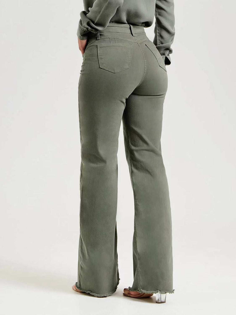 Buttoned Raw Hem Jeans with PocketsFeatures: Pocketed, Raw hem
Stretch: Slightly stretchy
Material composition: 97% cotton, 3% elastane
Care instructions: Machine wash cold. Tumble dry low.
Imported
PBottomsTrendsiKlondike Creek Unique BoutiqueButtoned Raw Hem Jeans