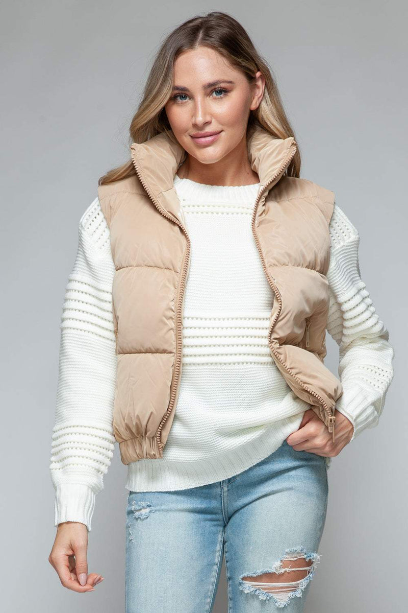 Snobbish Fine Fur Lining Quilted VestThe fine fur lining quilted vest is a stylish and cozy outerwear option for cooler weather. The quilted design adds a touch of texture, while the fur lining providesOuterwareTrendsiKlondike Creek Unique BoutiqueSnobbish Fine Fur Lining Quilted Vest