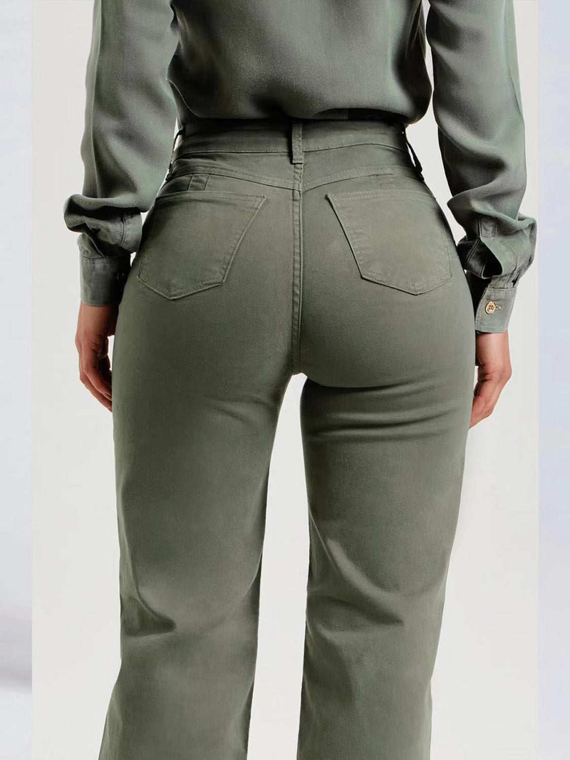 Buttoned Raw Hem Jeans with PocketsFeatures: Pocketed, Raw hem
Stretch: Slightly stretchy
Material composition: 97% cotton, 3% elastane
Care instructions: Machine wash cold. Tumble dry low.
Imported
PBottomsTrendsiKlondike Creek Unique BoutiqueButtoned Raw Hem Jeans