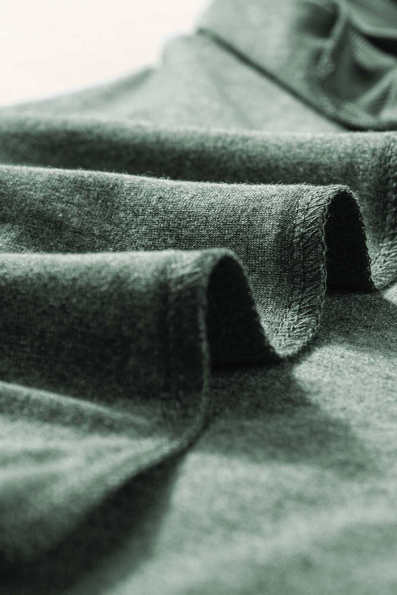 V-Neck Wide Strap Tank fabric detail, showcasing stretchy polyester-viscose blend.