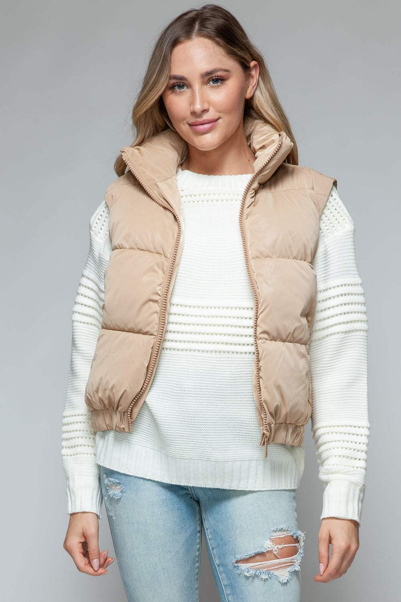 Snobbish Fine Fur Lining Quilted VestThe fine fur lining quilted vest is a stylish and cozy outerwear option for cooler weather. The quilted design adds a touch of texture, while the fur lining providesOuterwareTrendsiKlondike Creek Unique BoutiqueSnobbish Fine Fur Lining Quilted Vest