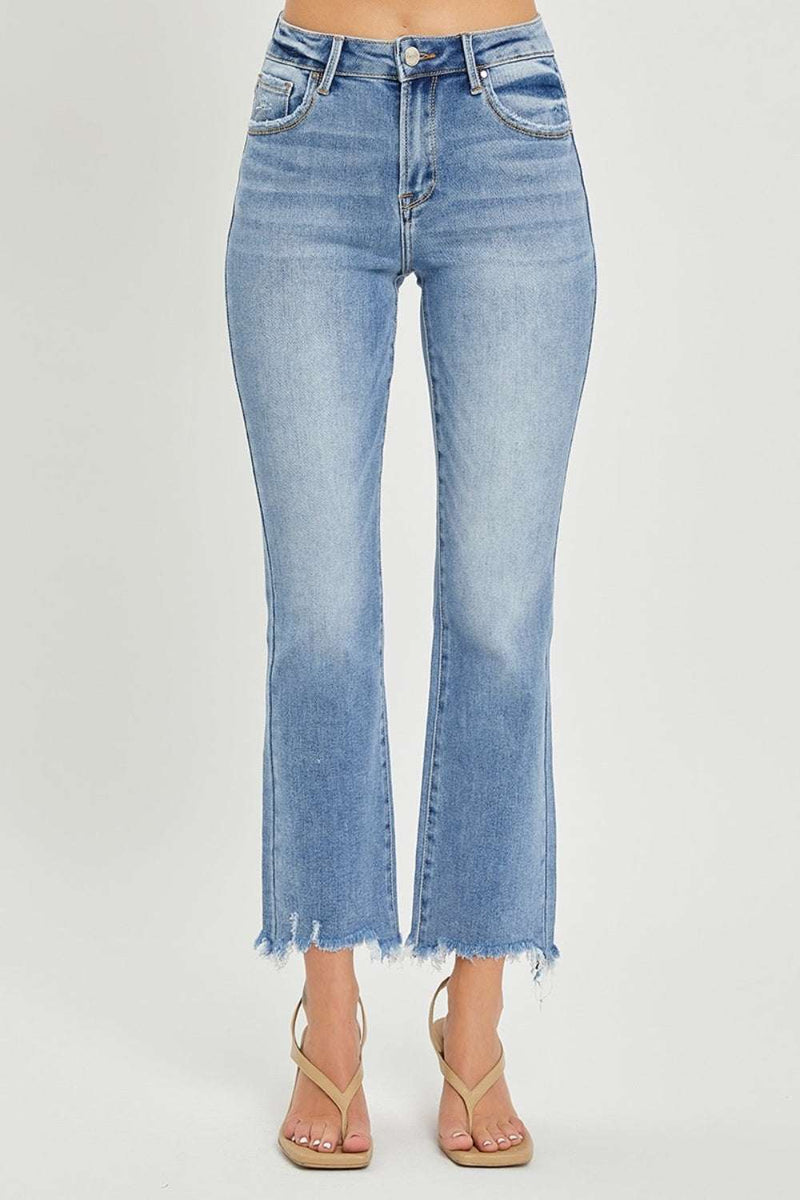 RISEN Full Size Frayed Hem Cropped Straight JeansElevate your casual wardrobe with our stylish RISEN Full Size Frayed Hem Cropped Straight Jeans. Designed with comfort and flair in mind, these jeans are perfect forBottomsTrendsiKlondike Creek Unique BoutiqueRISEN Full Size Frayed Hem Cropped Straight Jeans