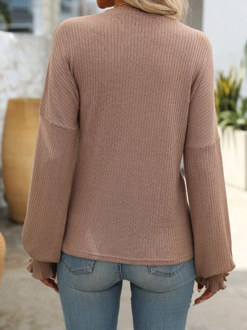 Mandy Ribbed Round Neck Long Sleeve T-ShirtFeatures: Basic style
Sheer: Opaque
Stretch: Highly stretchy
Material composition: 65% rayon, 35% polyester
Care instructions: Machine wash cold. Tumble dry low.
ImpAll TopsTrendsiKlondike Creek Unique BoutiqueMandy Ribbed Round Neck Long Sleeve