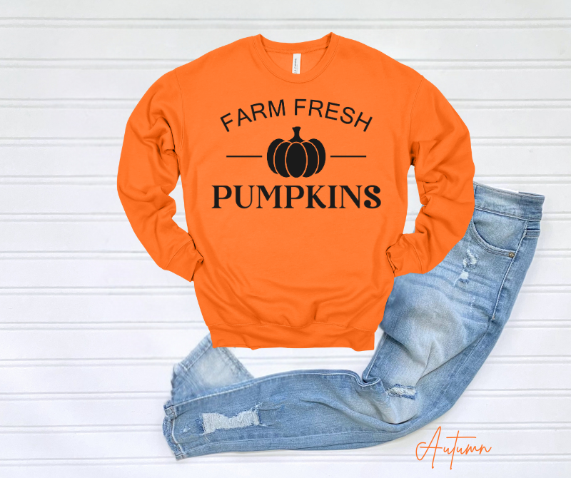 Farm Fresh Pumpkins Sweatshirt