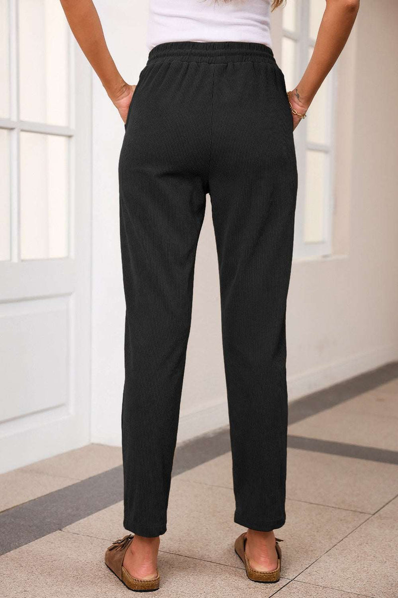 Drawstring Straight Pants with PocketsFeatures: Drawstring
Sheer: Opaque
Material composition: 100% polyester
Care instructions: Machine wash cold. Tumble dry low.
Imported
Product measurements:S:Waist 2BottomsTrendsiKlondike Creek Unique BoutiqueDrawstring Straight Pants