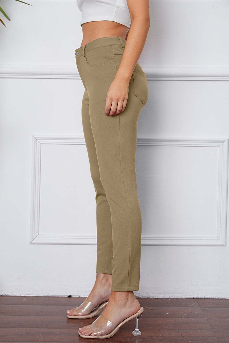 StretchyStitch Pants by Basic BaeFeatures: Pocketed
Sheer: Opaque
Material composition: 60% rayon, 35% nylon, 5% spandex
Care instructions: Machine wash cold. Tumble dry low.
Imported
Product measurBottomsTrendsiKlondike Creek Unique BoutiqueStretchyStitch Pants