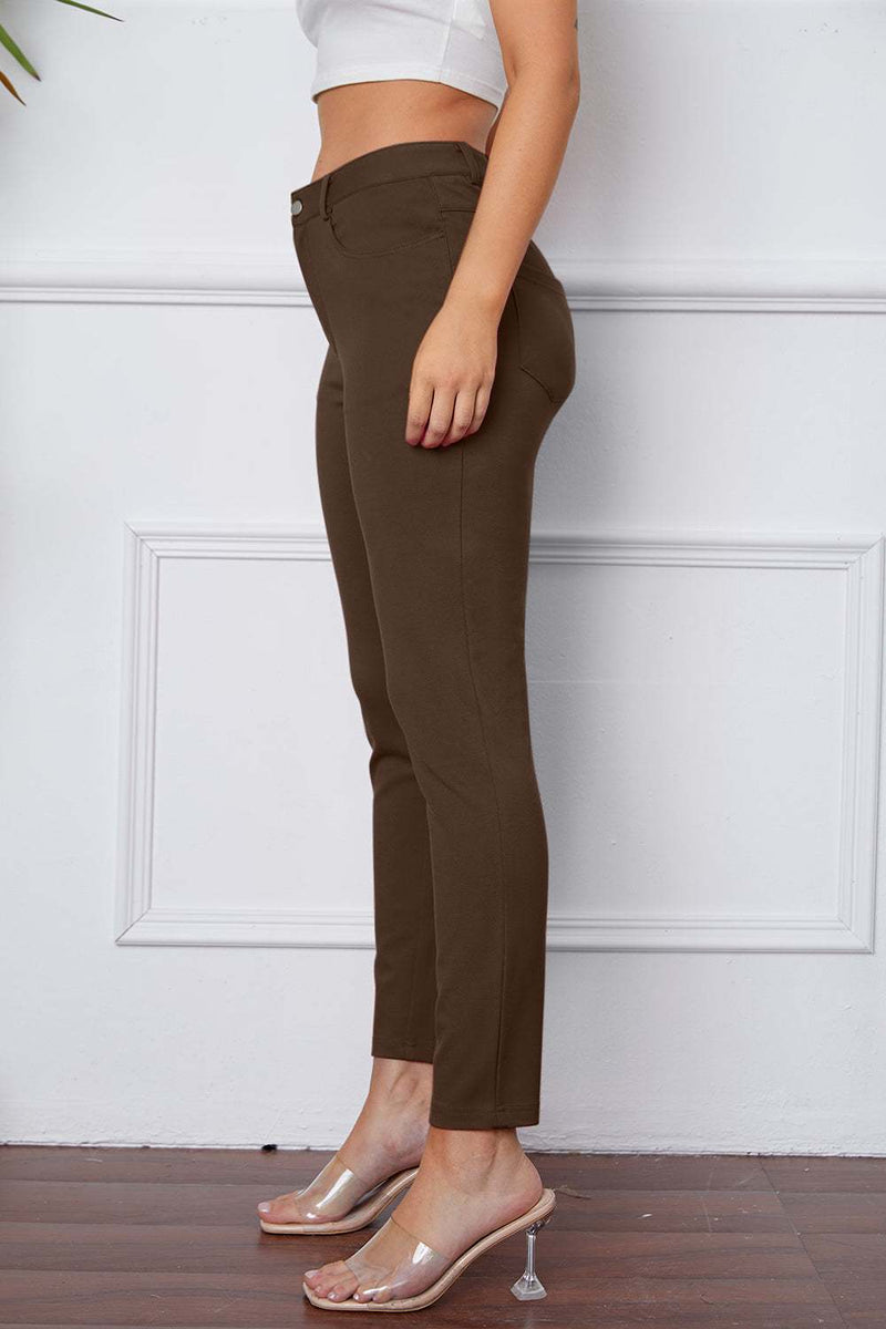 StretchyStitch Pants by Basic BaeFeatures: Pocketed
Sheer: Opaque
Material composition: 60% rayon, 35% nylon, 5% spandex
Care instructions: Machine wash cold. Tumble dry low.
Imported
Product measurBottomsTrendsiKlondike Creek Unique BoutiqueStretchyStitch Pants