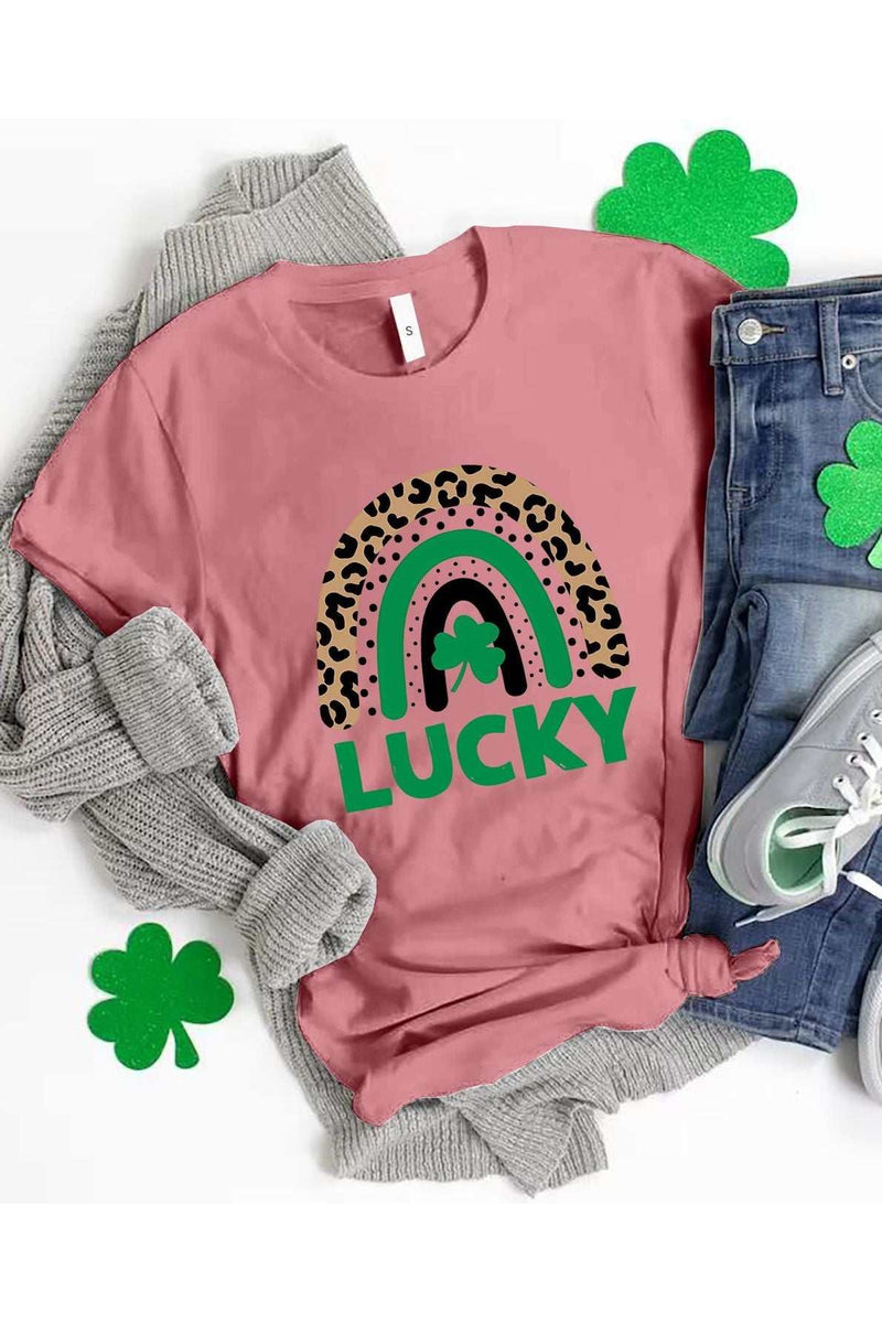 LUCKY Round Neck Short Sleeve T-ShirtFeatures: Basic style
Sheer: Opaque
Stretch: Slightly stretchy
Material composition: 100% Polyester
Care instructions: Machine wash cold. Tumble dry low.
Imported
PrShirts & TopsTrendsiKlondike Creek Unique BoutiqueLUCKY Round Neck Short Sleeve