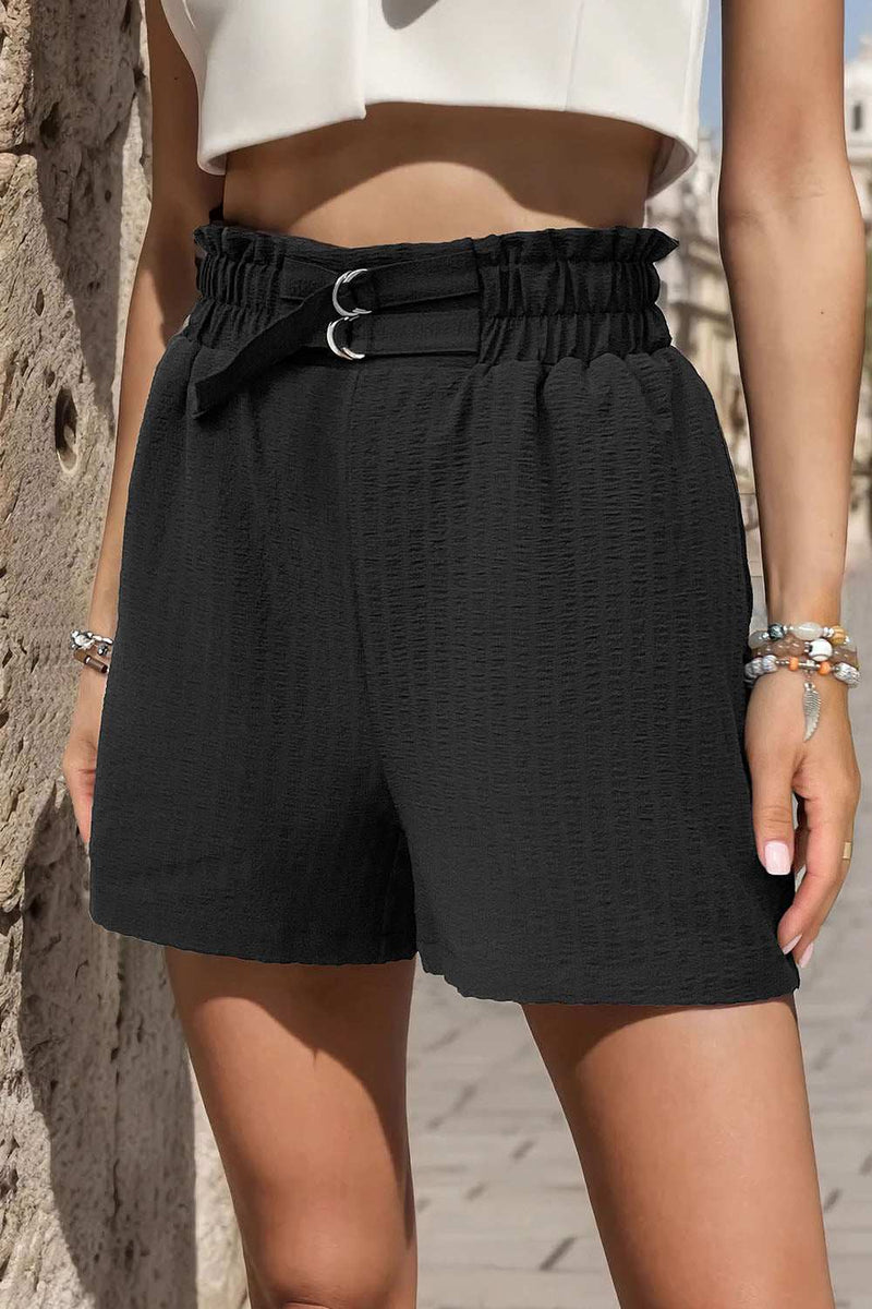 Pocketed Double Buckle High Waist ShortsFeatures: Basic style
Sheer: Opaque
Material composition: 100% polyester
Care instructions: Machine wash cold. Tumble dry low.
Imported
Product measurements:S:Waist BottomsTrendsiKlondike Creek Unique BoutiquePocketed Double Buckle High Waist Shorts