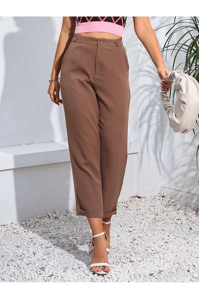 Cropped Straight Leg PantsPattern type: Solid
Style: Fashion
Features: Pocketed
Length: Capris
Material composition: 100% polyurethane
Care instructions: Machine wash. Do not dry clean.
ImporBottomsTrendsiKlondike Creek Unique BoutiqueCropped Straight Leg Pants