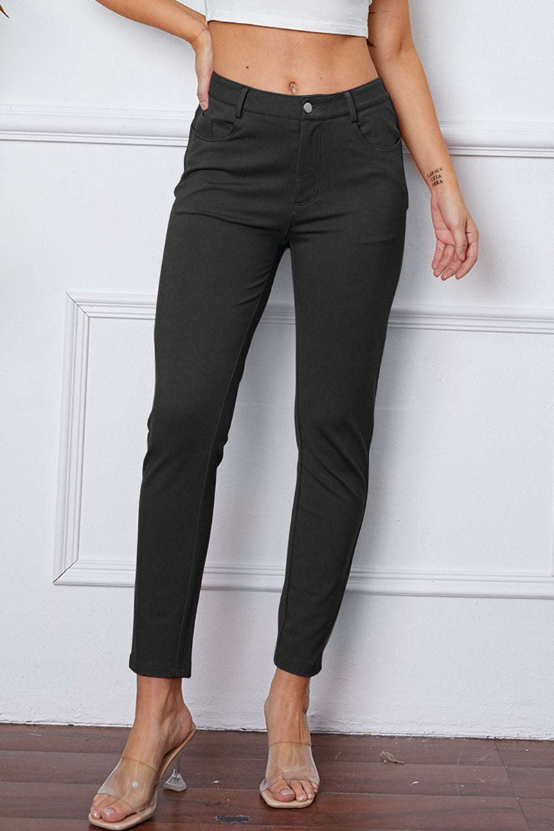 StretchyStitch Pants by Basic BaeFeatures: Pocketed
Sheer: Opaque
Material composition: 60% rayon, 35% nylon, 5% spandex
Care instructions: Machine wash cold. Tumble dry low.
Imported
Product measurBottomsTrendsiKlondike Creek Unique BoutiqueStretchyStitch Pants