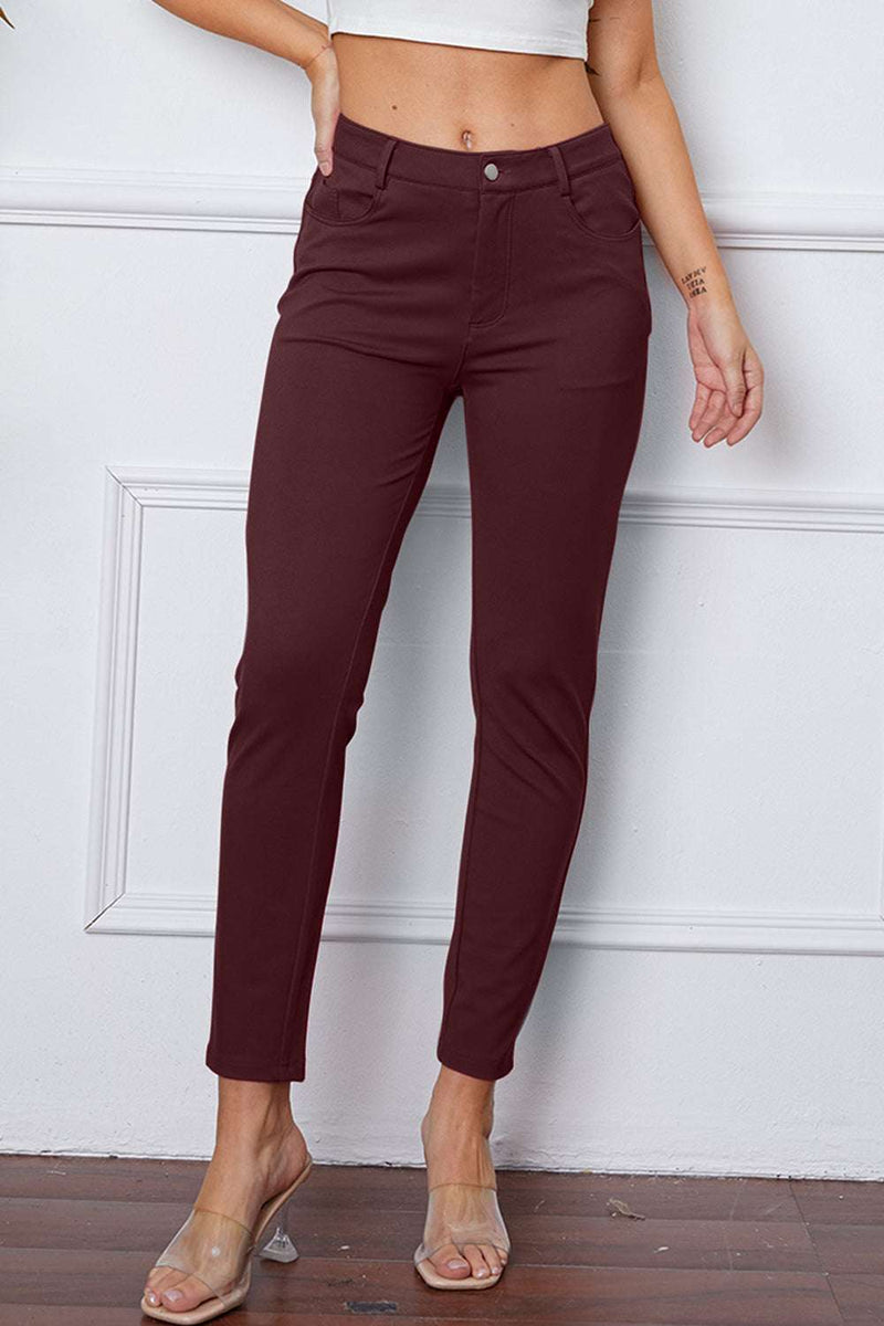 StretchyStitch Pants by Basic BaeFeatures: Pocketed
Sheer: Opaque
Material composition: 60% rayon, 35% nylon, 5% spandex
Care instructions: Machine wash cold. Tumble dry low.
Imported
Product measurBottomsTrendsiKlondike Creek Unique BoutiqueStretchyStitch Pants