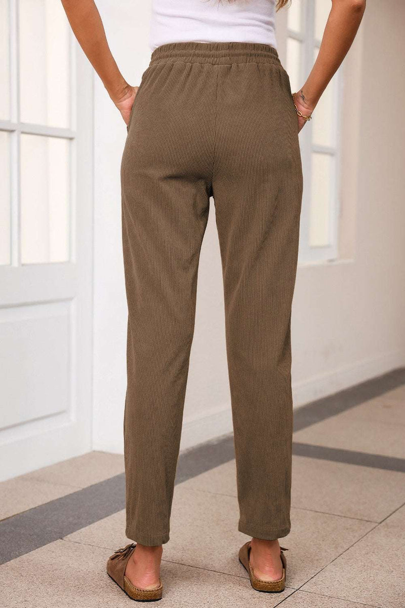 Drawstring Straight Pants with PocketsFeatures: Drawstring
Sheer: Opaque
Material composition: 100% polyester
Care instructions: Machine wash cold. Tumble dry low.
Imported
Product measurements:S:Waist 2BottomsTrendsiKlondike Creek Unique BoutiqueDrawstring Straight Pants