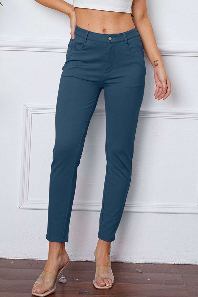 StretchyStitch Pants by Basic BaeFeatures: Pocketed
Sheer: Opaque
Material composition: 60% rayon, 35% nylon, 5% spandex
Care instructions: Machine wash cold. Tumble dry low.
Imported
Product measurBottomsTrendsiKlondike Creek Unique BoutiqueStretchyStitch Pants