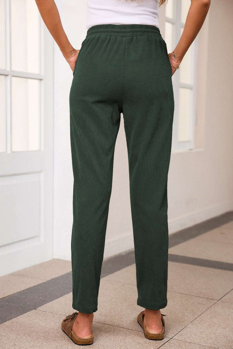 Drawstring Straight Pants with PocketsFeatures: Drawstring
Sheer: Opaque
Material composition: 100% polyester
Care instructions: Machine wash cold. Tumble dry low.
Imported
Product measurements:S:Waist 2BottomsTrendsiKlondike Creek Unique BoutiqueDrawstring Straight Pants