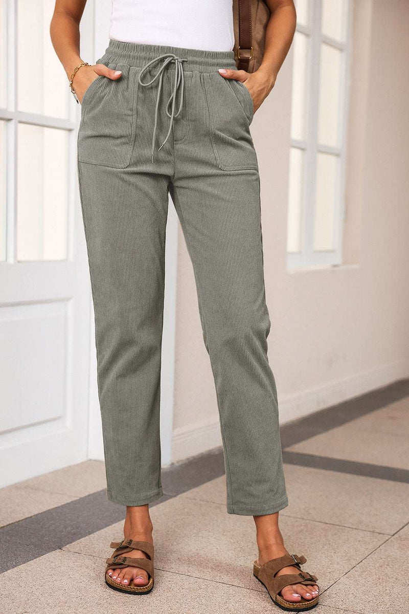 Drawstring Straight Pants with PocketsFeatures: Drawstring
Sheer: Opaque
Material composition: 100% polyester
Care instructions: Machine wash cold. Tumble dry low.
Imported
Product measurements:S:Waist 2BottomsTrendsiKlondike Creek Unique BoutiqueDrawstring Straight Pants