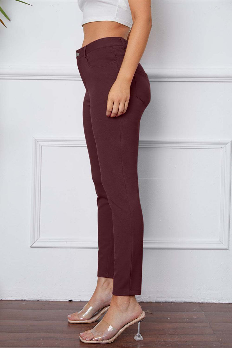 StretchyStitch Pants by Basic BaeFeatures: Pocketed
Sheer: Opaque
Material composition: 60% rayon, 35% nylon, 5% spandex
Care instructions: Machine wash cold. Tumble dry low.
Imported
Product measurBottomsTrendsiKlondike Creek Unique BoutiqueStretchyStitch Pants
