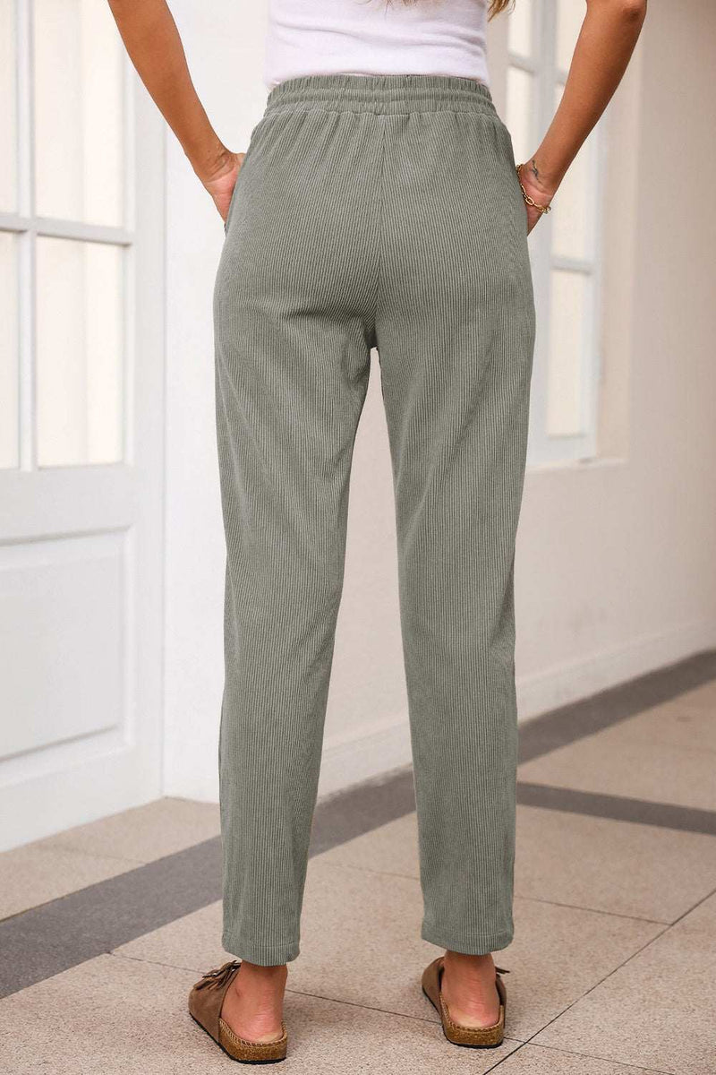 Drawstring Straight Pants with PocketsFeatures: Drawstring
Sheer: Opaque
Material composition: 100% polyester
Care instructions: Machine wash cold. Tumble dry low.
Imported
Product measurements:S:Waist 2BottomsTrendsiKlondike Creek Unique BoutiqueDrawstring Straight Pants
